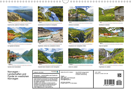 Innerview Calendar Norway - landscapes and fjords in western Norway 2021